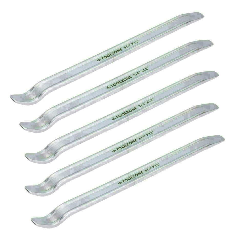 image 1 of 12" Tyre Lever Pry Bar Remover Removal Tool for Motorbikes Bikes Cars 5pc