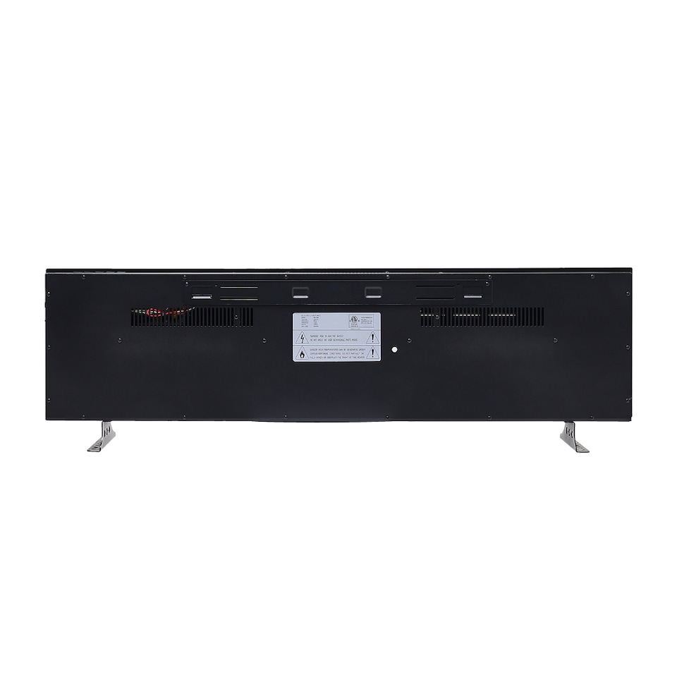image 1 of Living and Home 50 Inch Modern Electric Fireplace - Wall Mounted/Freestanding, with Remote Control, 1800W
