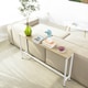 image 3 of SoBuy Console Table, Light Oak Top & White Metal Frame, 47.2x7.9x25.6 inches, 4.75 kg - FSB19-Z