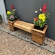 image 3 of Knights Double Planter Bench - Timber - L47.5 x W135 x H40 cm | Brown