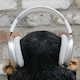 image 8 of Gifts Direct 2 U 'Up Yours' Monkey Headphone Holder Ornament | Black