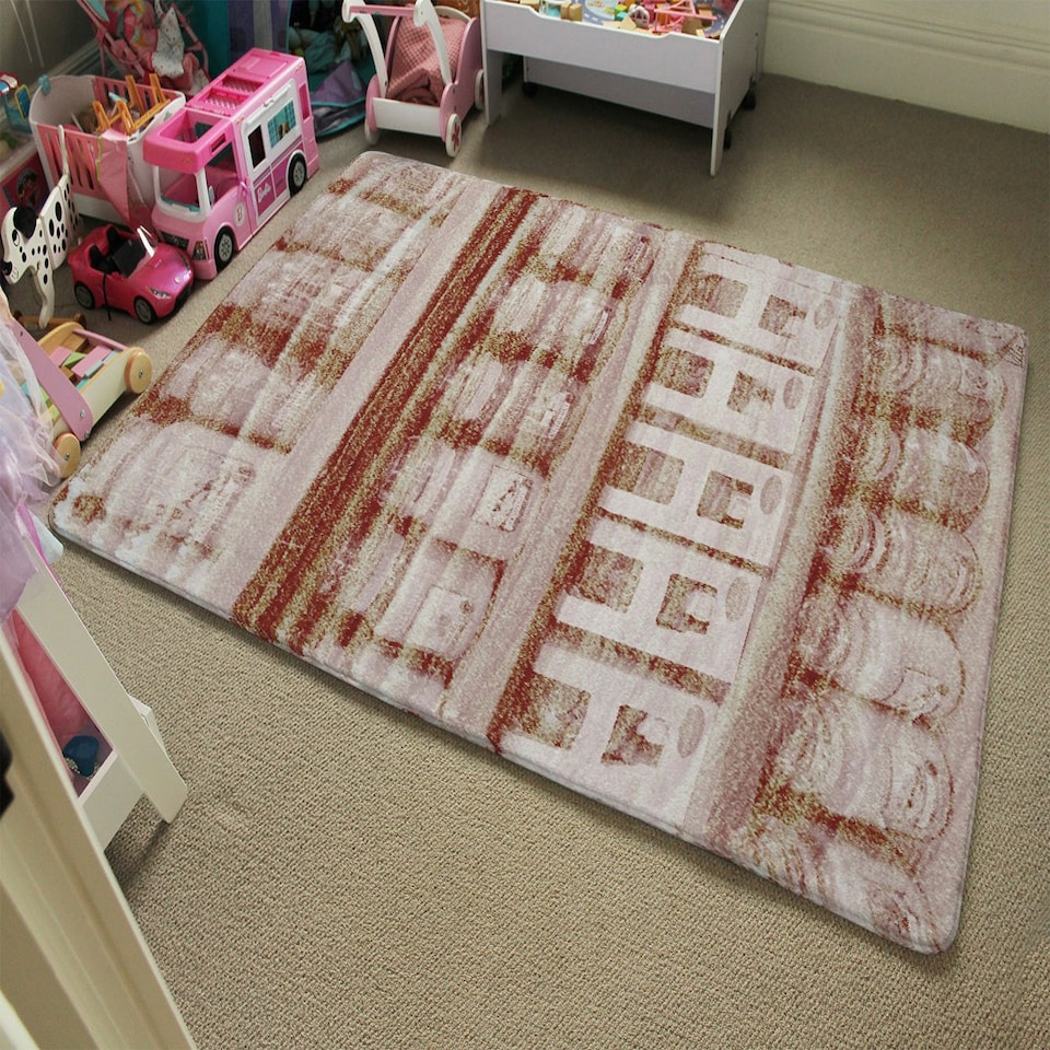 image 1 of Yankee Candle Galore (Rug) Pink | Small: 60x110cm