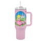 image 1 of Super Mario Princess Peach 1.2L Travel Mug - Pink/Blue - One Size Pink