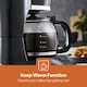 image 4 of GEEPAS 1.5L Filter Coffee Machine 800W, Black