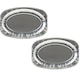 image 1 of Oval Aluminium Serving Platter - 43x28.5cm | White | 2