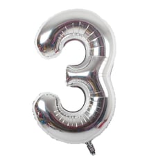 Realmax 3 Foil Balloon - Silver - One Size