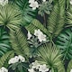 image 1 of Muriva Eden Leaves Wallpaper - Black - 32.8ft x 53cm Black