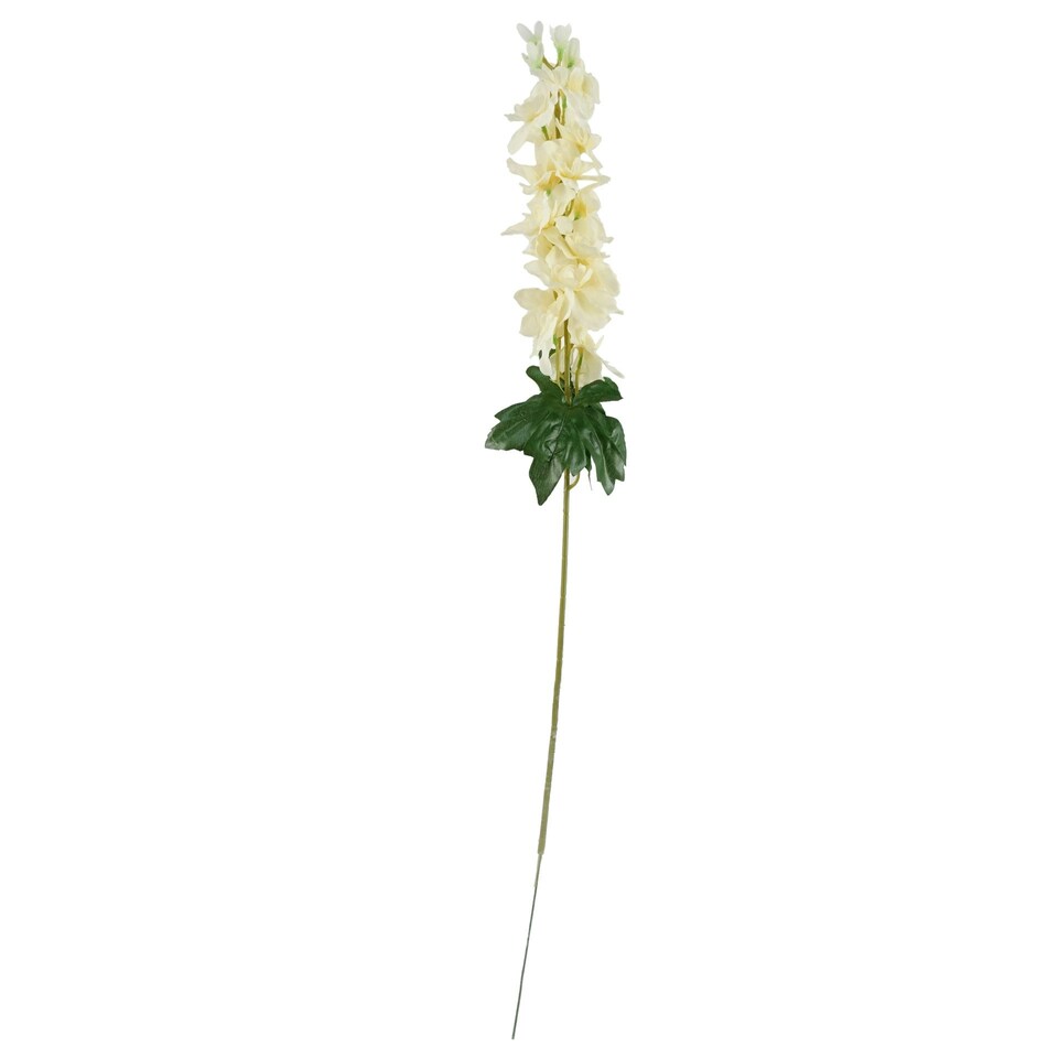 image 1 of 6 x 75cm Delphinium Cream Artificial Stem