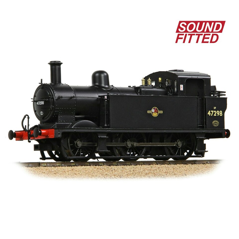 Bachmann 3F (Jinty) Class BR Late Black 47298 (DCC-Sound)