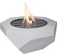 image 1 of Field & Flame Rhoda Wood Burning BBQ Fire Pit in Concrete Grey