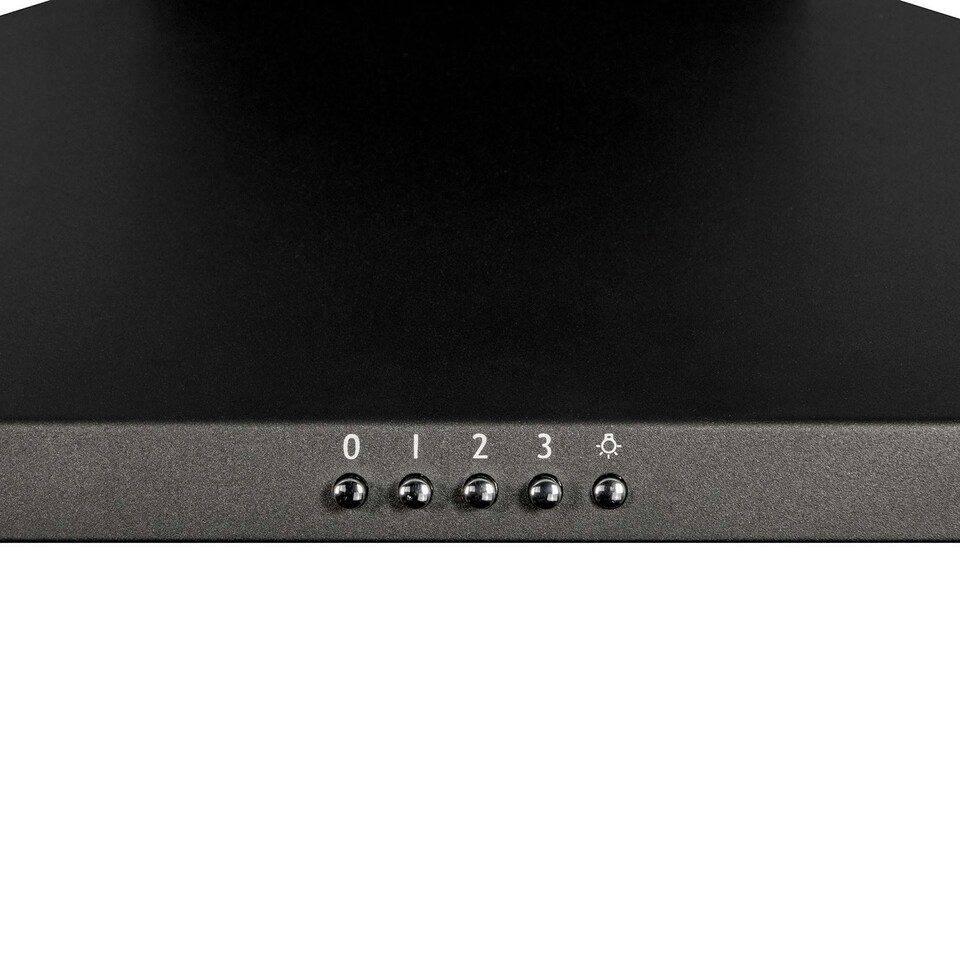 image 1 of SIA CHL90BL 90cm Black Pyramid Chimney Cooker Hood Kitchen Extractor Fan