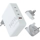 image 3 of Xtorm GaN2 Ultra XVC2140 Travel Charger (UK Plug) - White - One Size