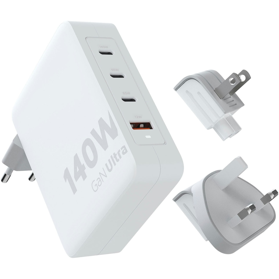 image 1 of Xtorm GaN2 Ultra XVC2140 Travel Charger (UK Plug) - White - One Size