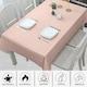 image 3 of Checkered Rectangular Tablecloth, PVC Plastic Table Cover - 137x180cm