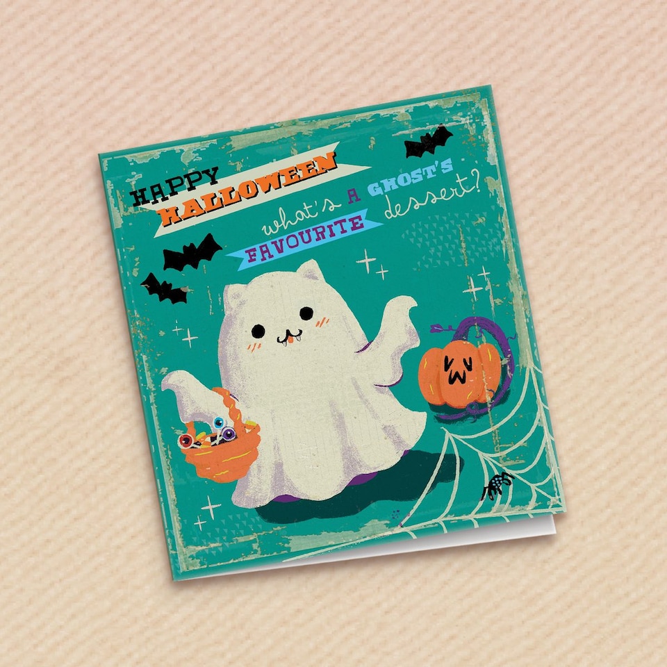 Salutations Activities Happy Halloween Greetings Card for Kids - Tesco Groceries