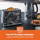 image 5 of GEEPAS 1.7L Electric Kettle, 2 Slice Toaster Combo, Black Black