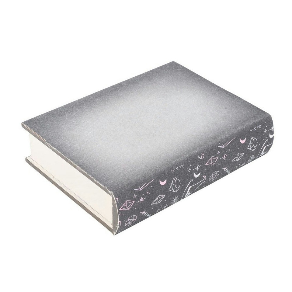 image 1 of Something Different The Magic Of Crystals Book Storage Box - Grey/White - One Size