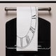 image 4 of Roman Numeral Clock (Kitchen Towel)