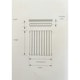 image 3 of 600mm (H) x 360mm (W) - Anthracite Horizontal Radiator (Paris) - DOUBLE Panel - (0.6m x 0.36m) - Depth 79mm