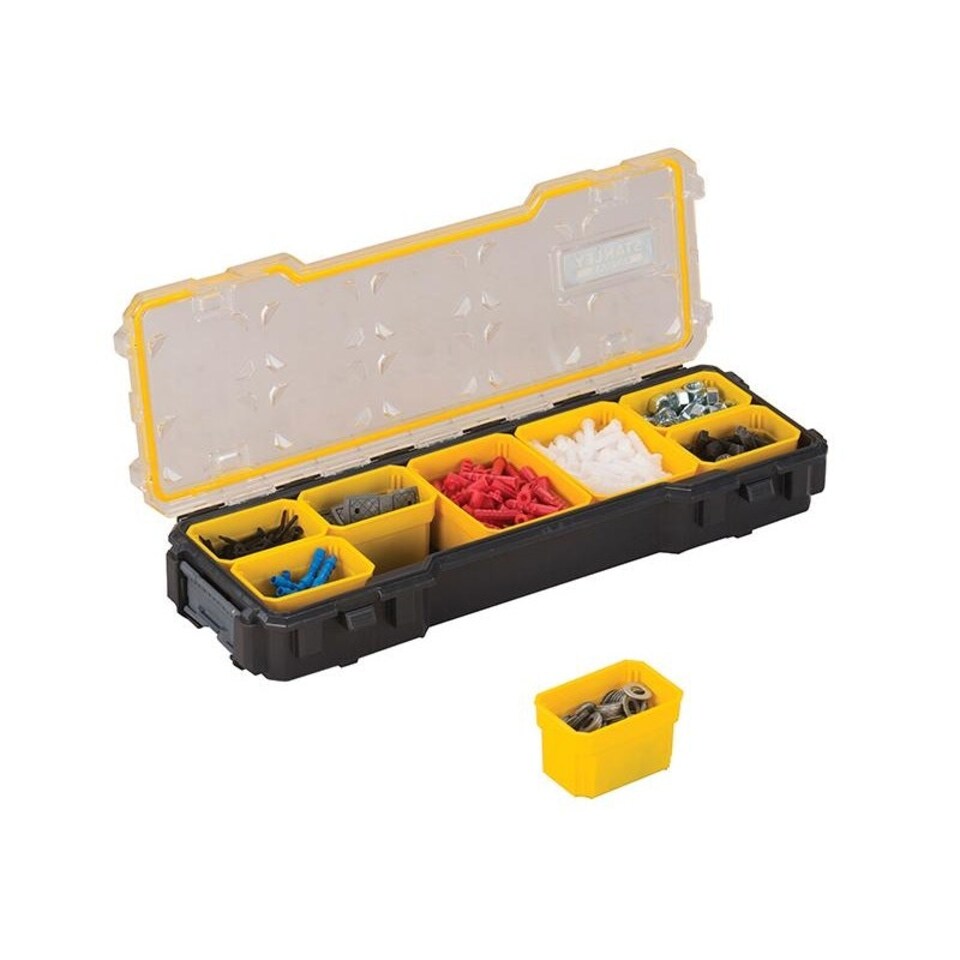 image 1 of Stanley Hand Tools Fatmax 1/3 Shallow Professional Organiser - Multi Colour - One Size Multi
