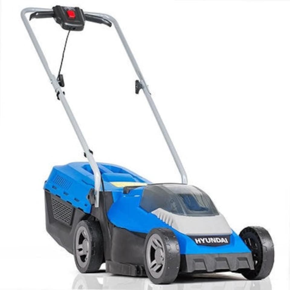 image 1 of Hyundai 12.6'' / 32cm 40V Cordless Lawnmower Rear Roller 2.5Ah Li-Ion Battery Powered | HYM40LI330P