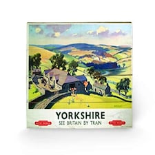 YORKSHIRE BY TRAIN - WOOD PANEL
