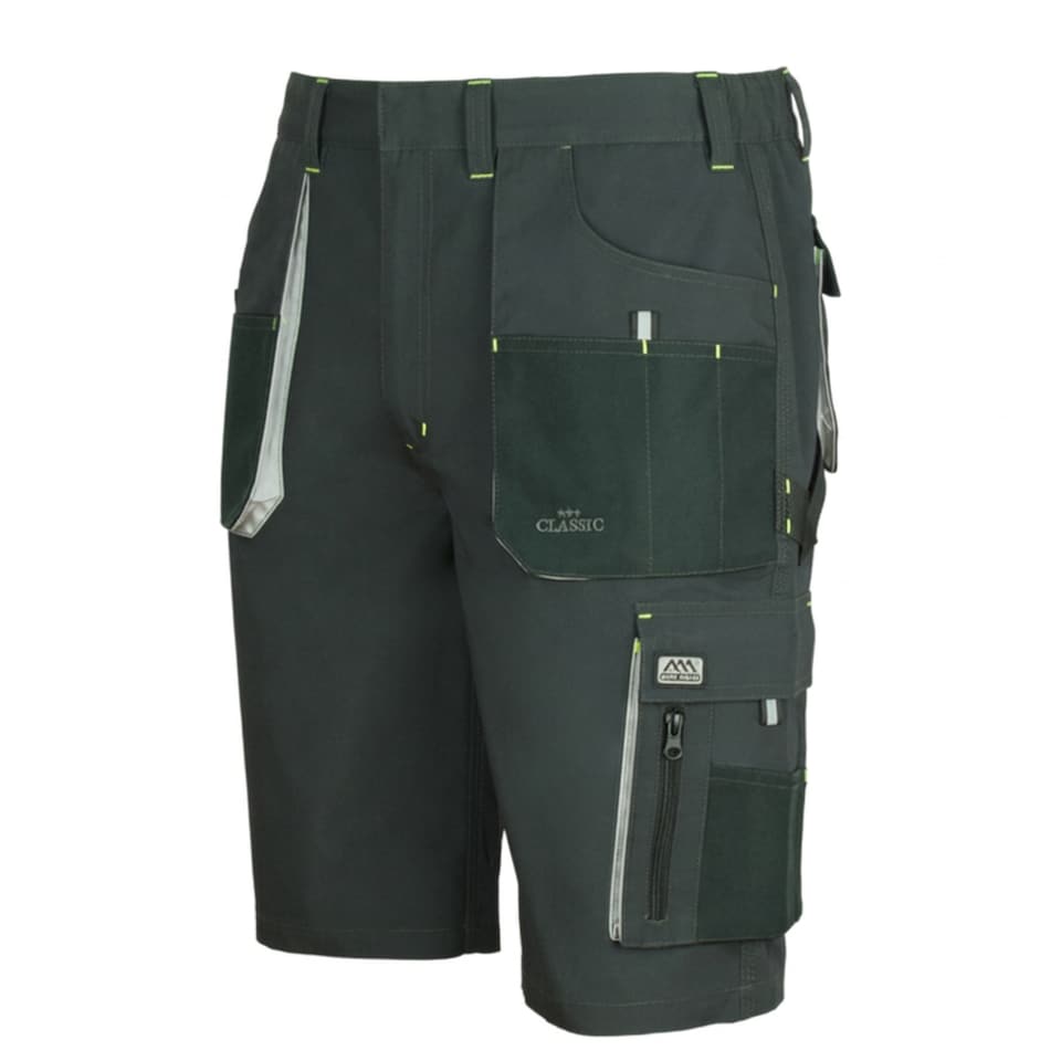 image 1 of Artmas Classic Grey Protective Work Shorts, 10 Storage Pockets, 600D Pocket Sections, 260gsm (30/32 Inch - 48 EU)