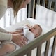 image 5 of Airwrap™ Mesh 4 Sided Cot Liner -  Bumper Alternative, White