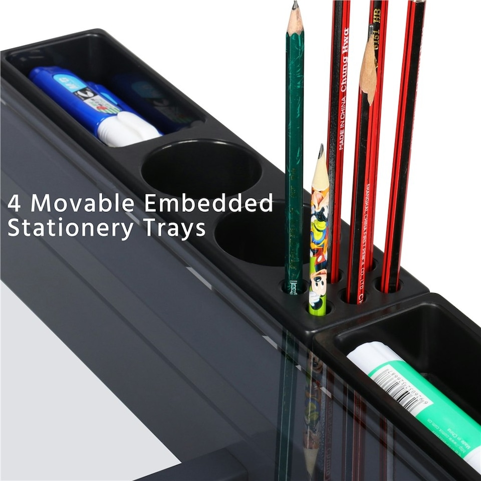 image 1 of Yaheetech Adjustable Drafting Drawing Craft Table | Black