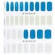 image 2 of Nail Sticker (blue) - # Brillante Blue Nail - 32pcs Blue