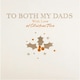 image 1 of Christmas Studio Card for 'Both My Dads' Embossed Silver and Copper Foil Design