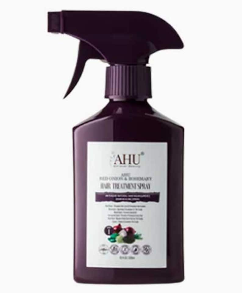 image 1 of AHU Care AHU Red Onion And Rosemary Hair Treatment Spray | Clear