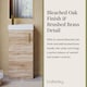image 4 of Balterley Bathroom Contemporary Floor Standing Vanity Unit Basin & Handle Easy To Install | Brown | Bleached Cuneo Oak