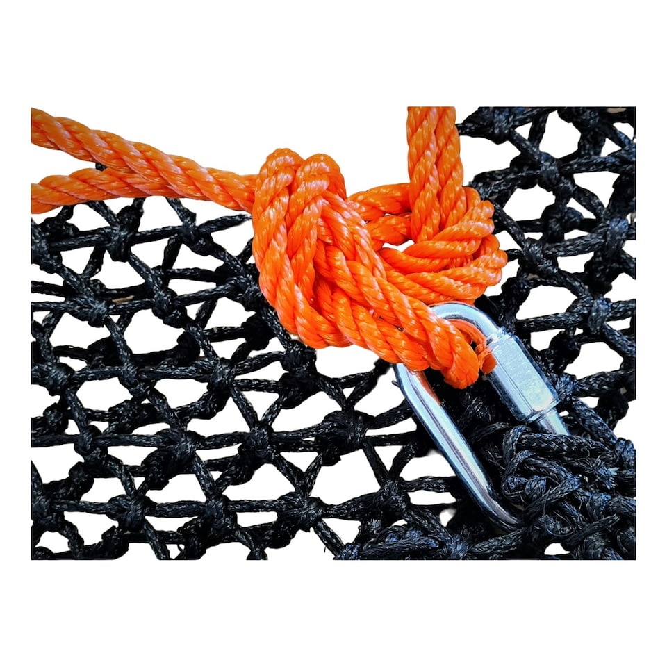 Trickle Net Safe Screwgate Carabiner - Silver - One Size
