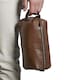 image 2 of Quadra NuHide Faux Leather Washbag (Pack of 2) - Tan - One Size Brown