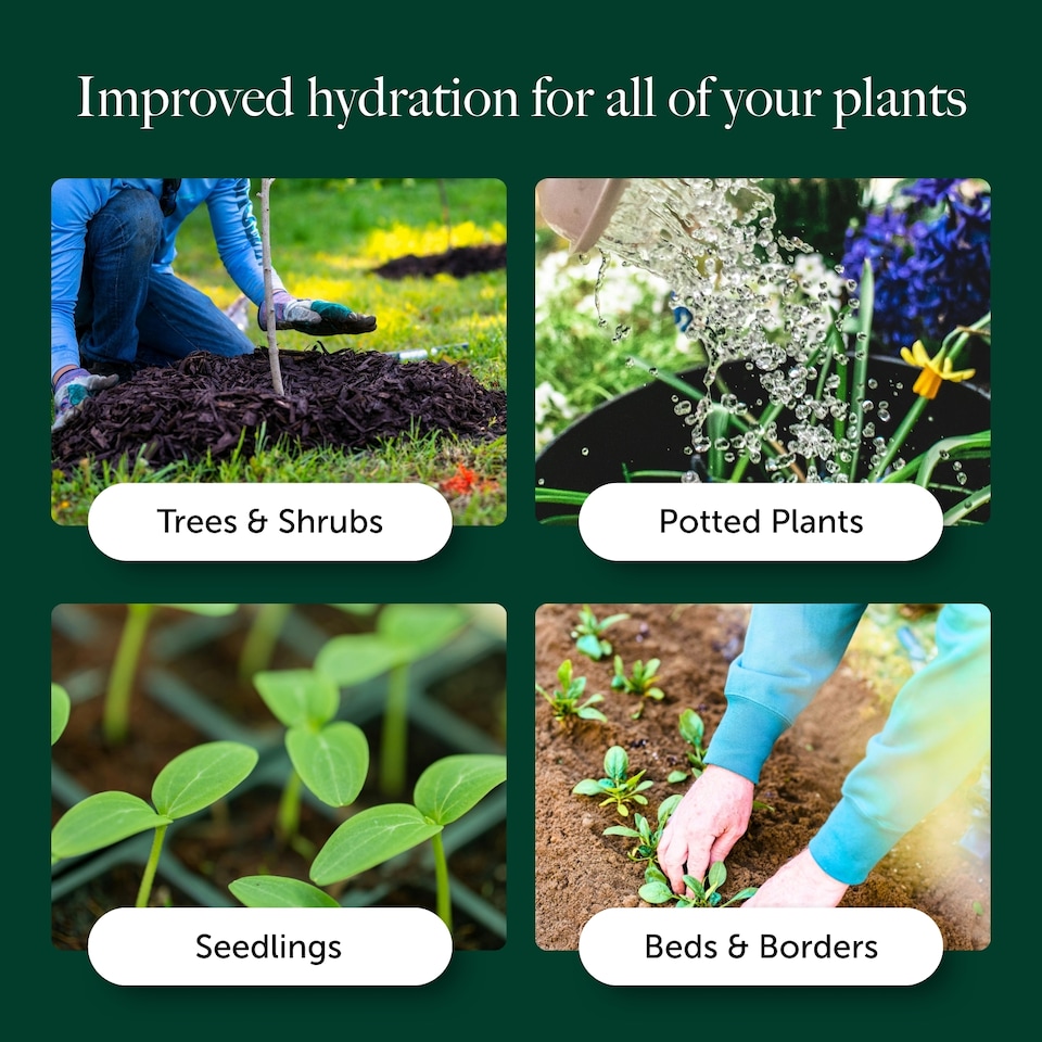 image 1 of Water Less Compost with 9 Month Feed - 65L - Moisture Retaining Formula - Reduced Watering Garden Compost