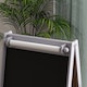 image 8 of AIYAPLAY Kids Easel with Paper Roll, 3 in 1 Art Easel Blackboard, Whiteboard | Grey | Grey