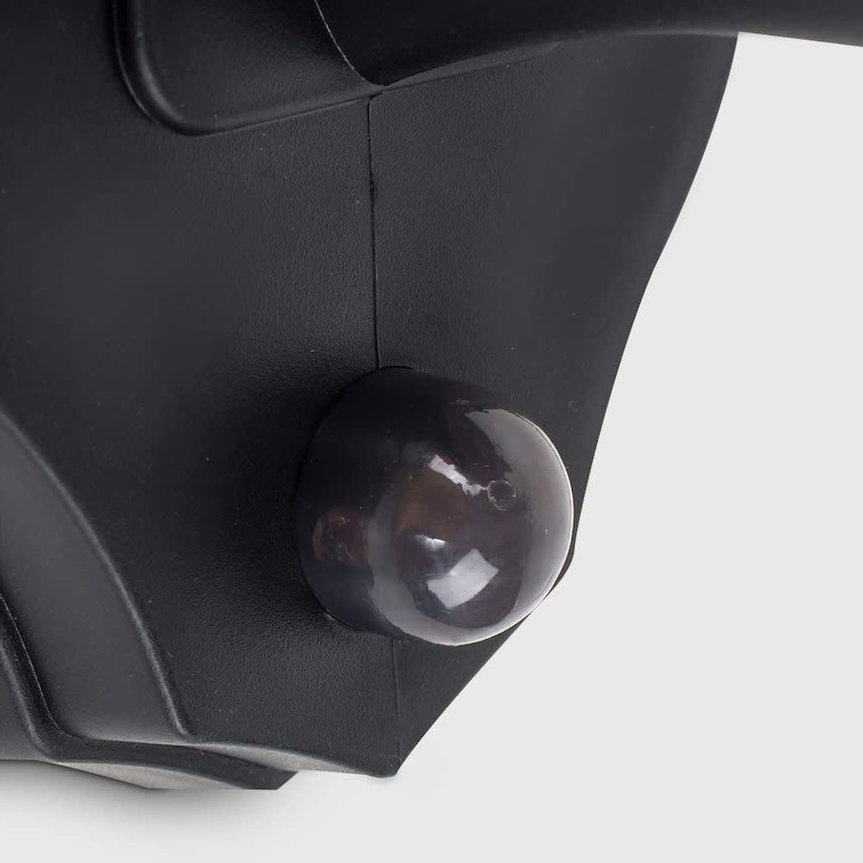 image 1 of ValueLights Black Outdoor Security PIR Motion Sensor IP44 Rated Wall Light Lantern - Complete with 1 x 6w LED ES E27 Bulb | Black