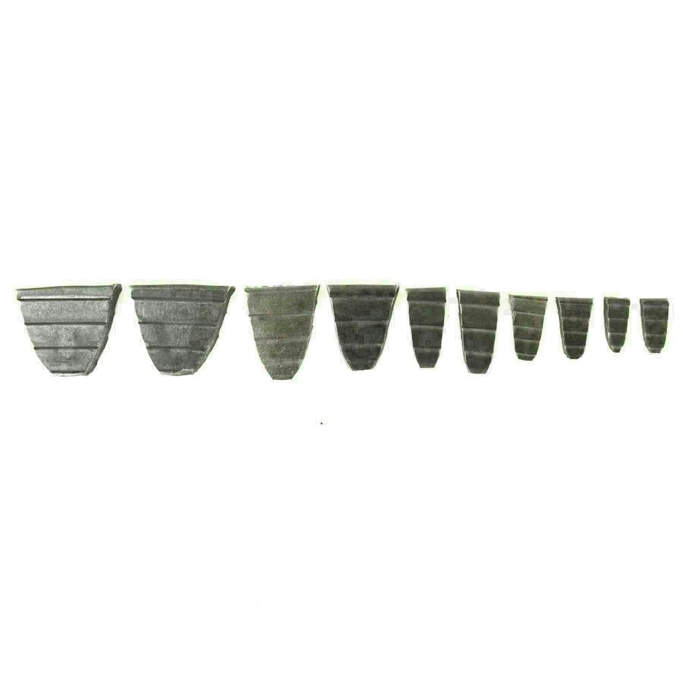 image 1 of 10pc Hammer Wedge Set Handle Slot Eye Repair Head Handles Mallet TE837