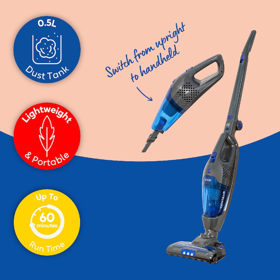 image 1 of Russell Hobbs RHSV2211 Centaur 2 in 1 Stick Vacuum