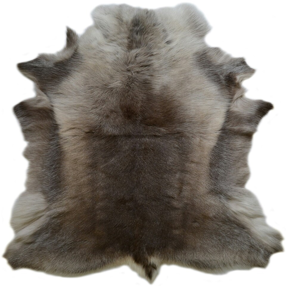 image 1 of Reindeer Hide Rug Multi | Dark | X-Large