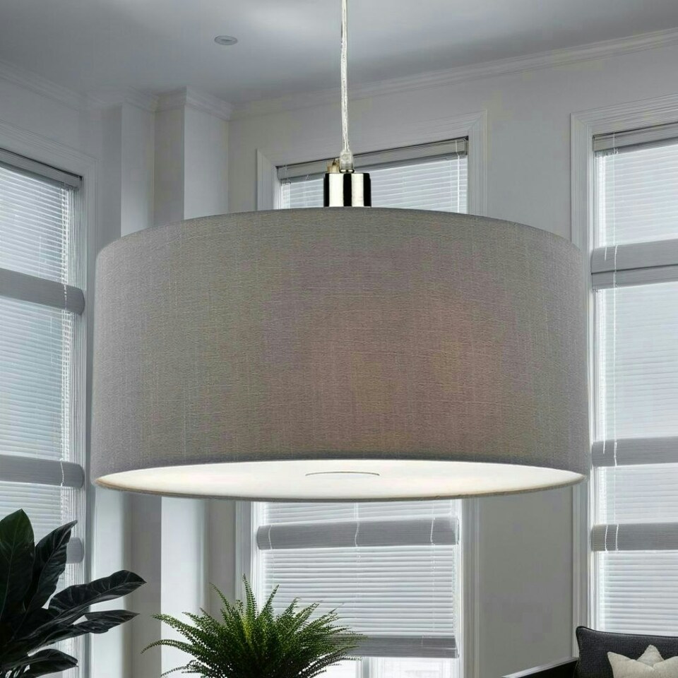 image 1 of Matilda Grey Easy Fit Pendant Shade Grey