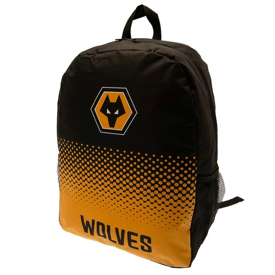 image 1 of Wolverhampton Wanderers FC Fade Backpack - Black/Yellow - One Size (UTTA9592)