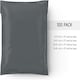 image 6 of Straame 100 Assorted Grey Postal Bags, Self-Seal, Flexible, Tear-Proof, 4 Sizes, 25 Each. Grey | DL