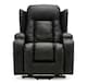 image 8 of SoHo 10 in 1 Recliner Armchair With Swivel, Tilt Heated and Massage Functionality Grey | Grey | One Size