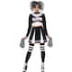 image 2 of Fever Womens/Ladies Gothic Cheerleader Costume - Black/White - S | Multi | S