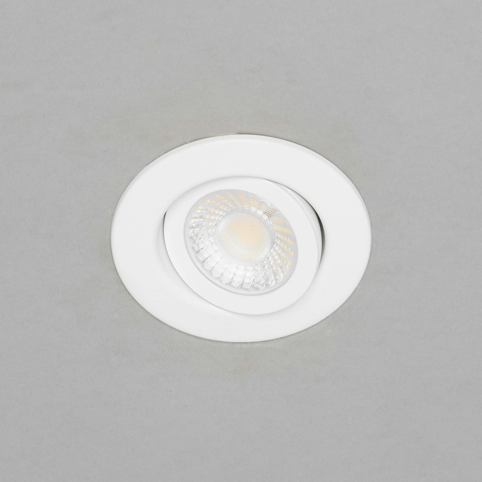image 1 of BHS Hudson 7 Watt LED Adjustable IP65 Colour Changing Downlight | White | White | 1