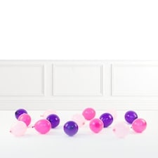 Hot Pink, Purple & Pink Scatter Mini Latex Balloons