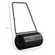 image 3 of DURHAND Heavy Duty Garden Lawn Roller Push Tow Water Sand Filled 46L Equipment