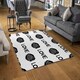 image 2 of Rose & Love Print (Rug) Black | XL: 160x230cm